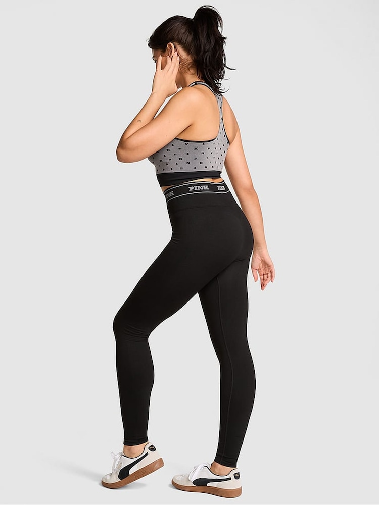 Victoria's Secret PINK Back Seamless Logo Leggings - Image 2 of 3
