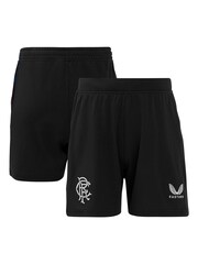 Castore Black Glasgow Rangers Third Shorts 2024-25 - Image 2 of 3