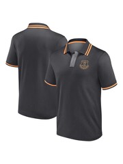 Fanatics Greyv Everton Fundamentals Textured Polo Shirt - Image 2 of 3