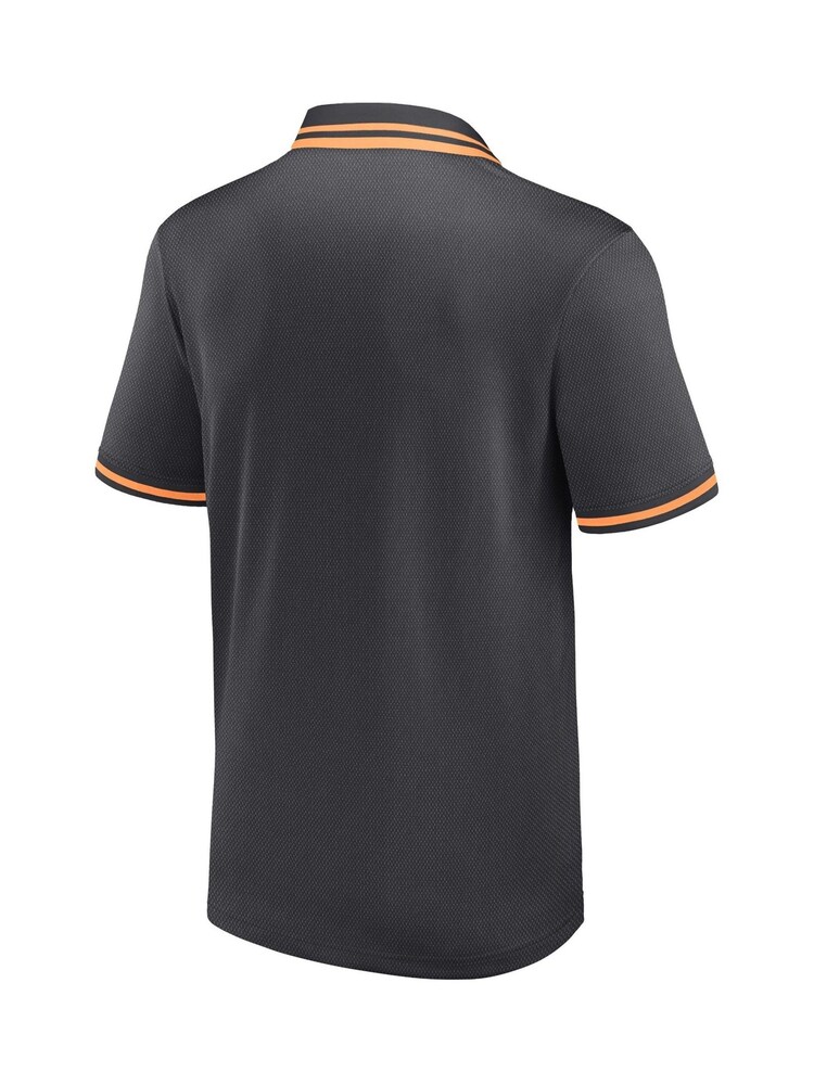 Fanatics Greyv Everton Fundamentals Textured Polo Shirt - Image 3 of 3
