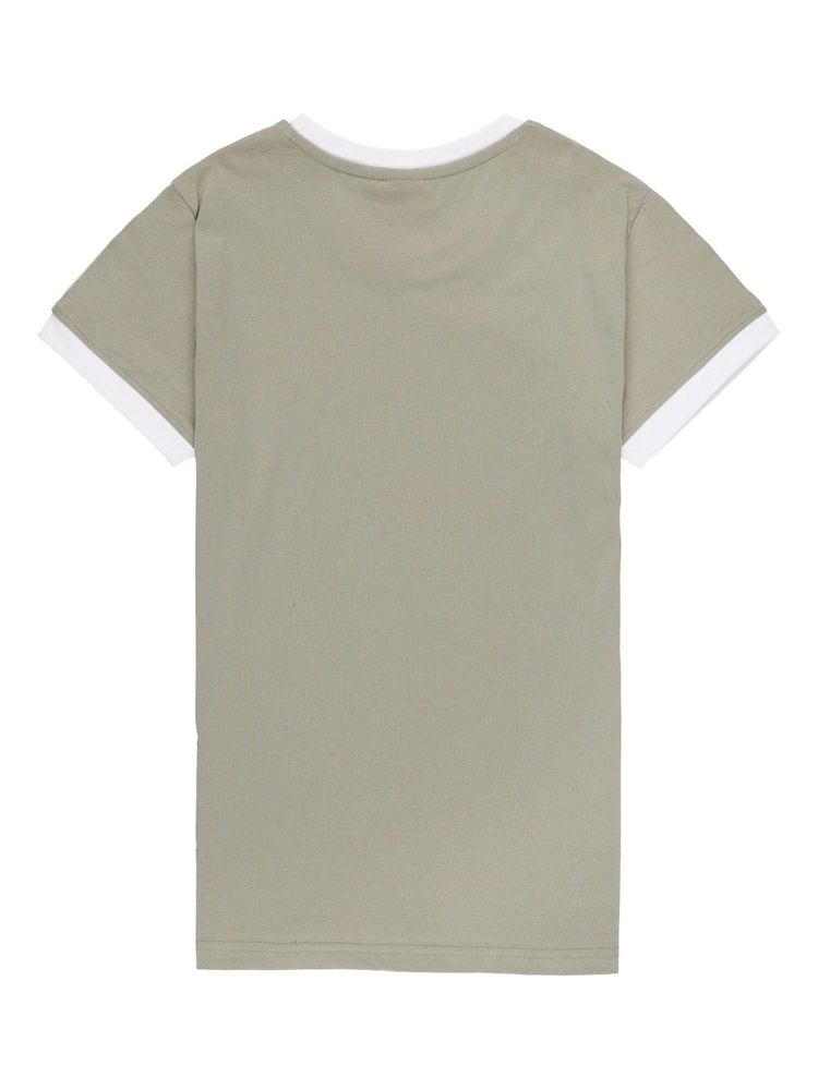 Fanatics Womens Green Arsenal Tape Detail 100% Cotton T-Shirt - Image 2 of 3