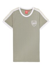 Fanatics Womens Green Arsenal Tape Detail 100% Cotton T-Shirt - Image 3 of 3