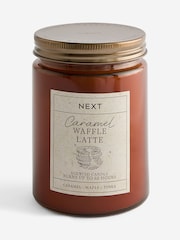 Brown Caramel Waffle Latte Jar Candle - Image 4 of 6