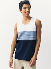 Gris/blanco/azul marino - Block Vests 3 Pack - Imagen 3 de 11