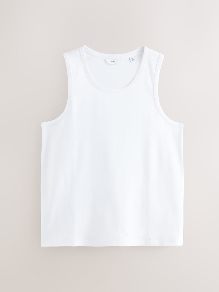 Grey/White/Navy Block Vests 3 Pack - Image 9 of 11