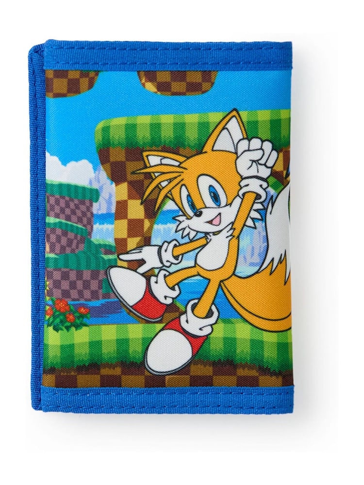 Vanilla Underground Blue Sonic The Hedgehog Boys Wallet & Keyring - Image 3 of 7