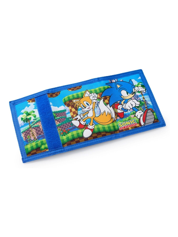 Vanilla Underground Blue Sonic The Hedgehog Boys Wallet & Keyring - Image 4 of 7