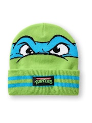 Vanilla Underground Green Teenage Mutant Ninja Turtles Boys Winter Hat and Gloves Set - Image 3 of 6