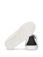 Calvin Klein White Low Cut Lace-Up Sneakers - Image 5 of 8