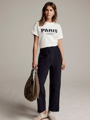 Mint Velvet Blue Tapered Trousers - Image 1 of 6