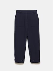 Mint Velvet Blue Tapered Trousers - Image 6 of 6