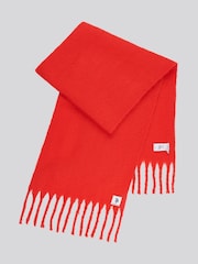 U.S. Polo Assn. Orange Super Soft Brushed Large Winter Scarf - Image 2 of 3