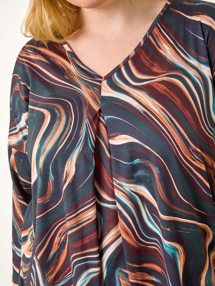 Túnica Roman com decote V-Neck e Tunicfrontais - Imagem 5 de 5