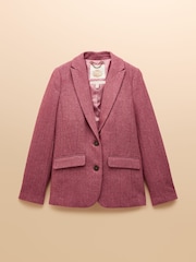 Aspley Pink Wool RichTweed Blazer - Image 9 of 9