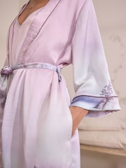 Pink Scene Lightweight Dressing Gown - Image 5 of 5