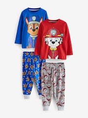 Vanilla Underground Blue Boy's Character 100% Cotton Pyjamas 2 Pack - Image 1 of 3