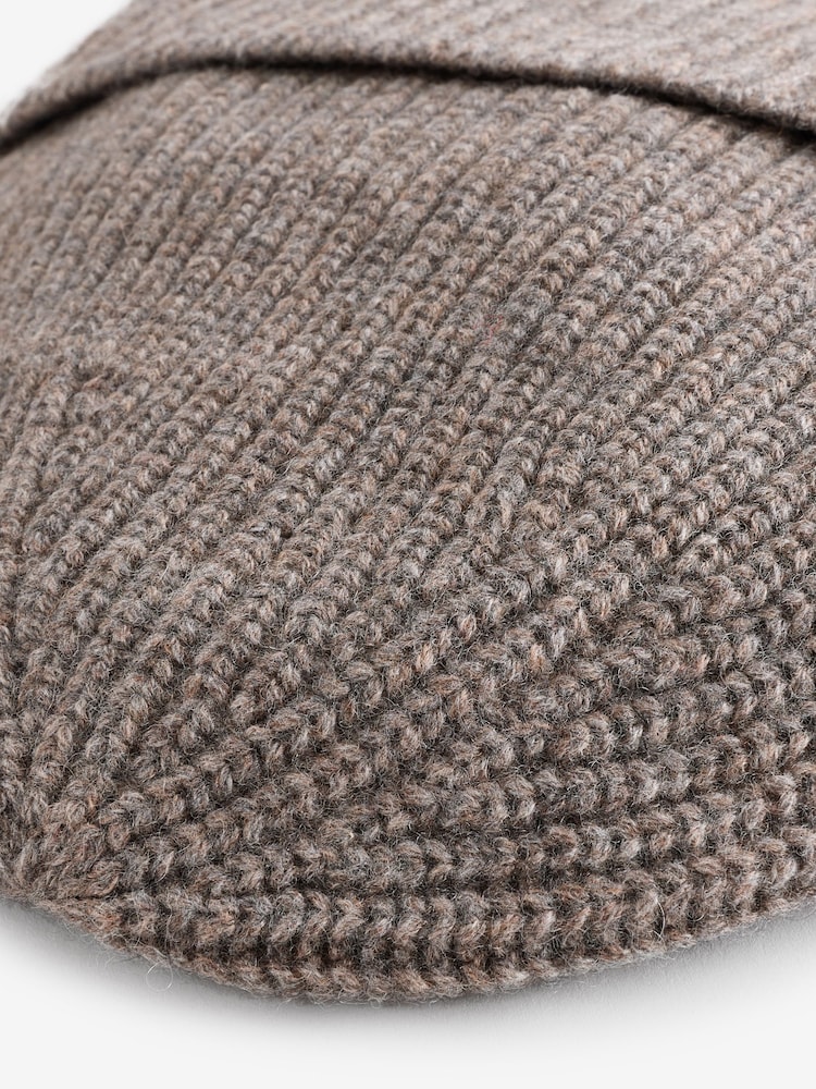 Jigsaw Cream Wool Cashmere Blend Winter Beanie - Image 3 of 3