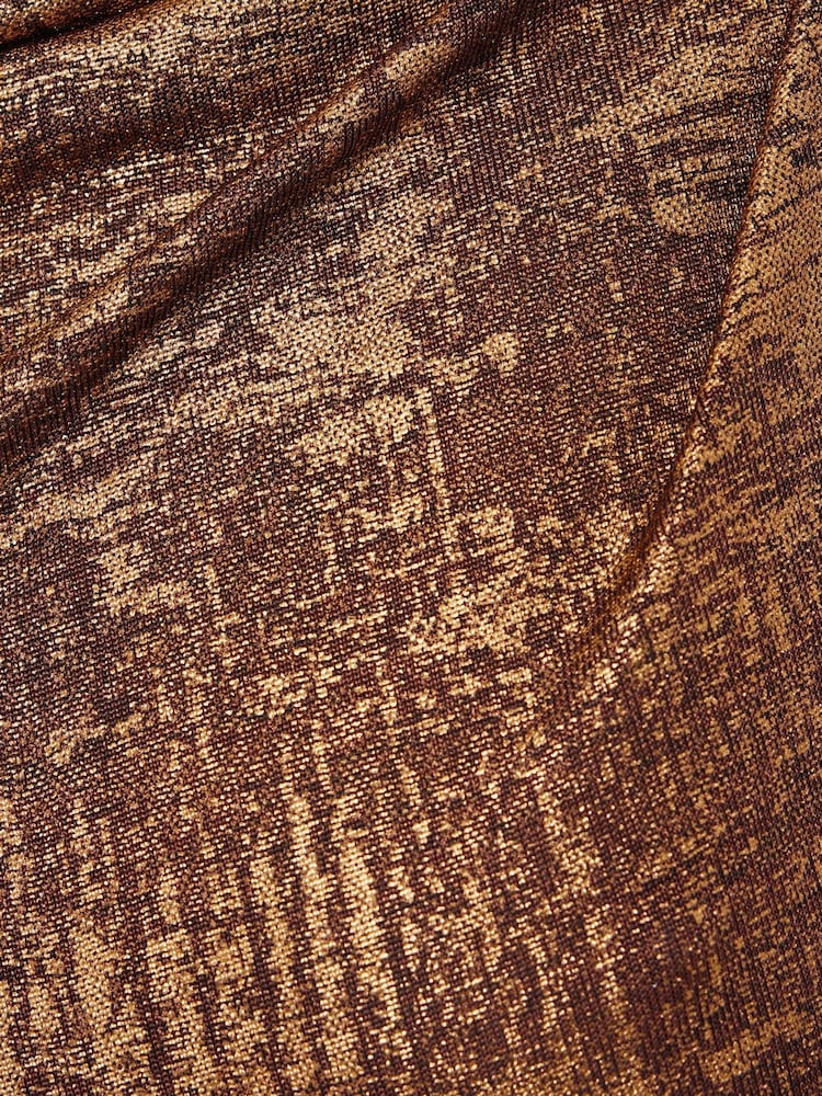 Jigsaw Metallic Brushed Bronze Cowl Top - Image 7 of 7