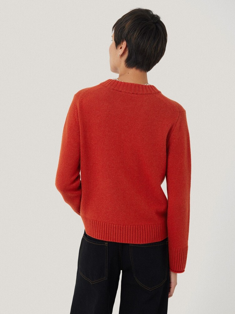 Buy Jigsaw Orange Wool Cashmere Blend Jumper from Next Netherlands