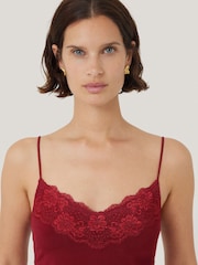 Jigsaw Red Modal Lace Vest - Image 5 of 7