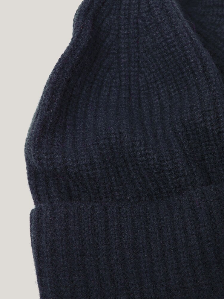 Jigsaw Blue Wool Cashmere Blend Winter Beanie - Image 2 of 4