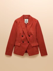 Fernhill Orange Corduroy Double Breasted Blazer - Image 14 of 14
