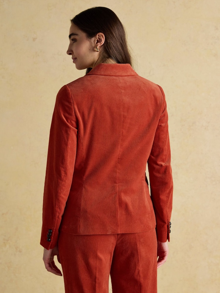 Fernhill Orange Corduroy Double Breasted Blazer - Image 2 of 12