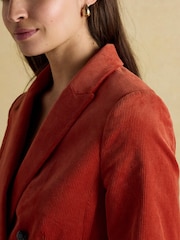 Fernhill Orange Corduroy Double Breasted Blazer - Image 7 of 12
