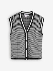 Finery Black Maree Black Sleeveless Cardigan - Image 1 of 1