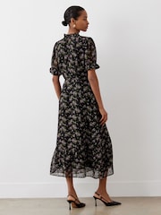 Черный - Шифоновое платье миди Finery Camille - Image 3 of 4