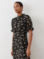 Черный - Шифоновое платье миди Finery Camille - Image 4 of 4