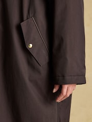 Castanho - Joules Coverall Longline Fleece Lined Waterproof Coat - Imagem 9 de 16