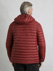 Weird Fish Red Flete Lightweight Showerproof Padded Jacket - Image 4 of 8