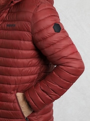 Weird Fish Red Flete Lightweight Showerproof Padded Jacket - Image 6 of 8