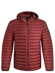 Weird Fish Red Flete Lightweight Showerproof Padded Jacket - Image 7 of 8