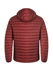 Weird Fish Red Flete Lightweight Showerproof Padded Jacket - Image 8 of 8