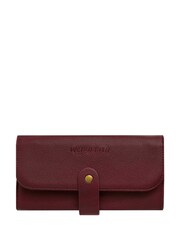 Weird Fish Red Almila Plain Vegan Leather Purse - Image 1 of 3