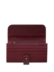 Weird Fish Red Almila Plain Vegan Leather Purse - Image 3 of 3