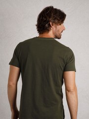 Weird Fish Green Dark Sky 100% Cotton Graphic T-Shirt - Image 3 of 7