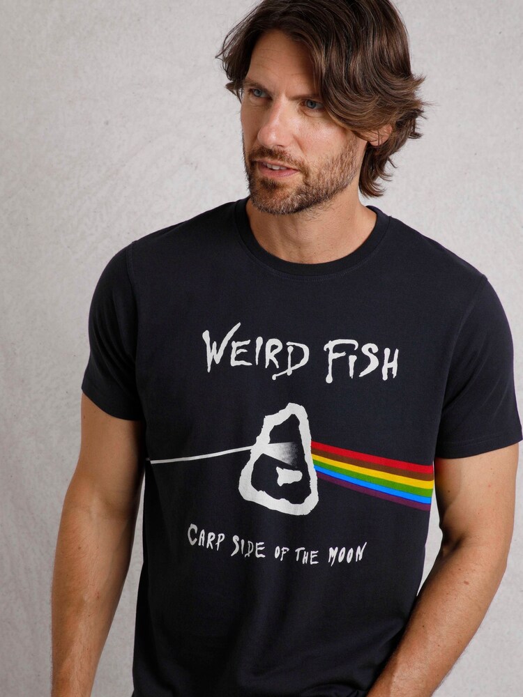Weird Fish Blue Carp Side Artist 100% Cotton T-Shirt - Image 1 of 6