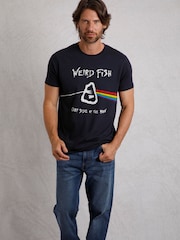 Weird Fish Blue Carp Side Artist 100% Cotton T-Shirt - Image 3 of 6