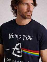 Weird Fish Blue Carp Side Artist 100% Cotton T-Shirt - Image 4 of 6
