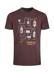 Weird Fish Red Brewer Eco Graphic  T-Shirt - Image 2 of 3