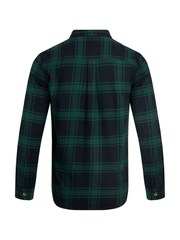 Weird Fish Blue Chester Long Sleeves Flannel Heritage Flannel Check 100% Organic Cotton Shirt - Image 8 of 8