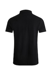 Чорний - Weird Fish Miles Pique 100% Cotton Polo Shirt - Image 6 of 6