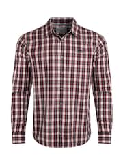 Weird Fish Blue Weird Fish Lando Long Sleeve 100% Cotton Check Shirt - Image 5 of 6