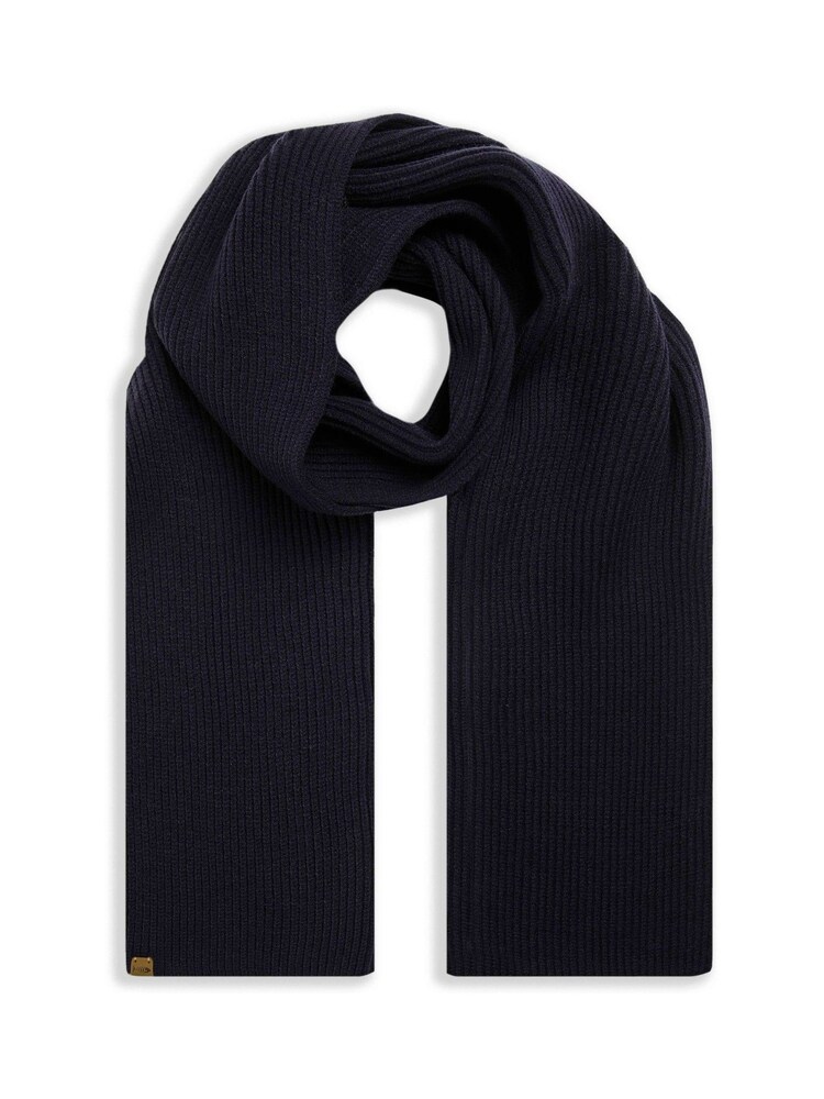 Weird Fish Blue Stornoway Cosy Solid Scarf - Image 2 of 4