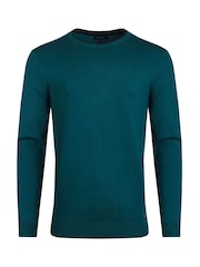Weird Fish Blue Noah Crew Neck Jumper - Image 2 of 3