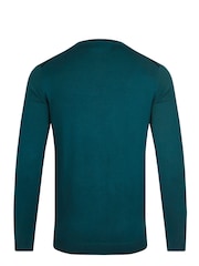 Weird Fish Blue Noah Crew Neck Jumper - Image 3 of 3