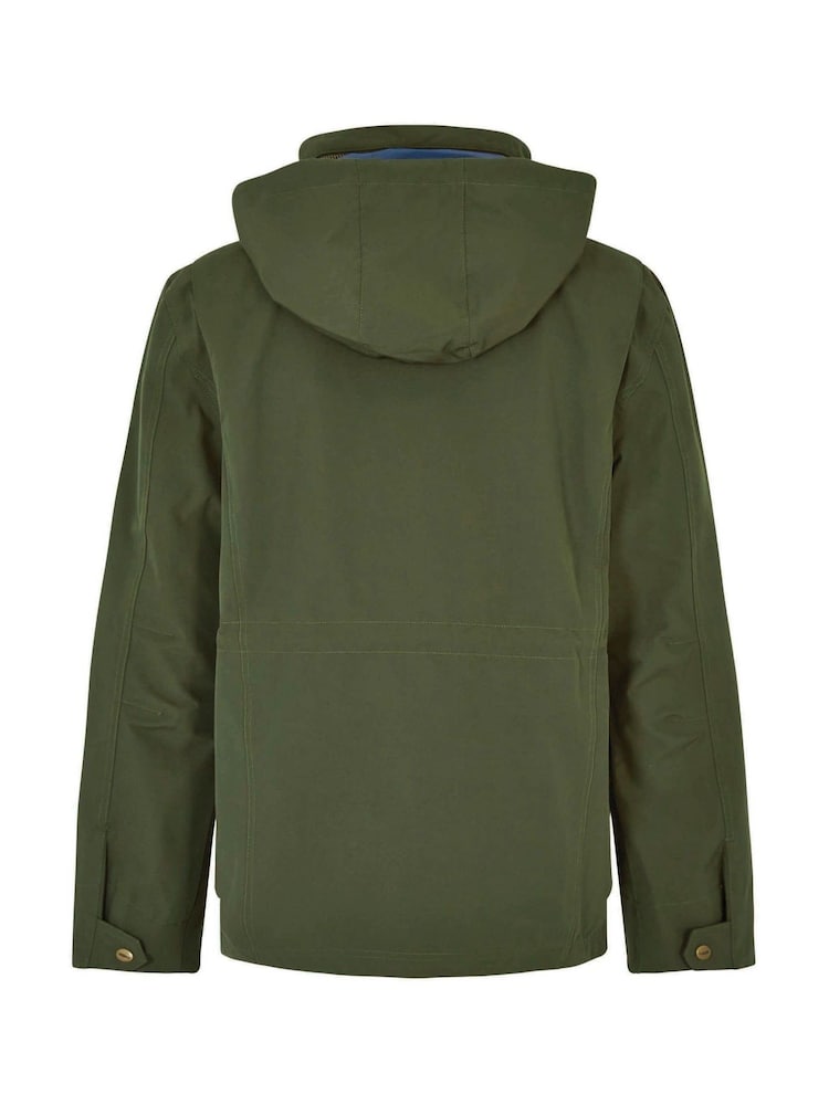 Weird Fish Green Seathwaite Waterproof Field Jacket - Image 9 of 9